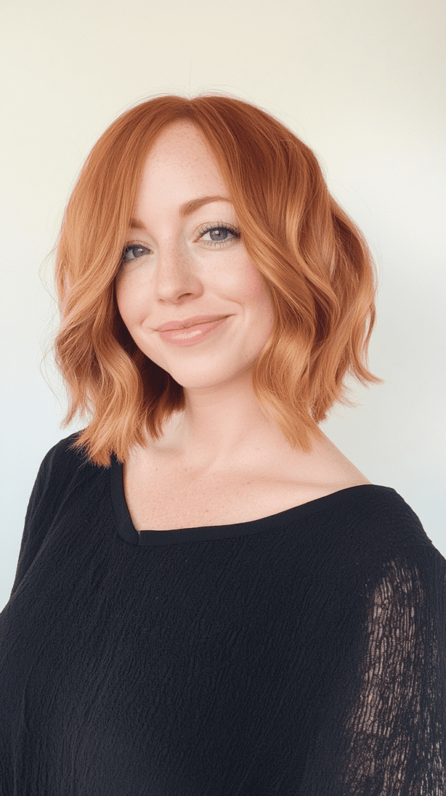 Wavy Butterfly Bob