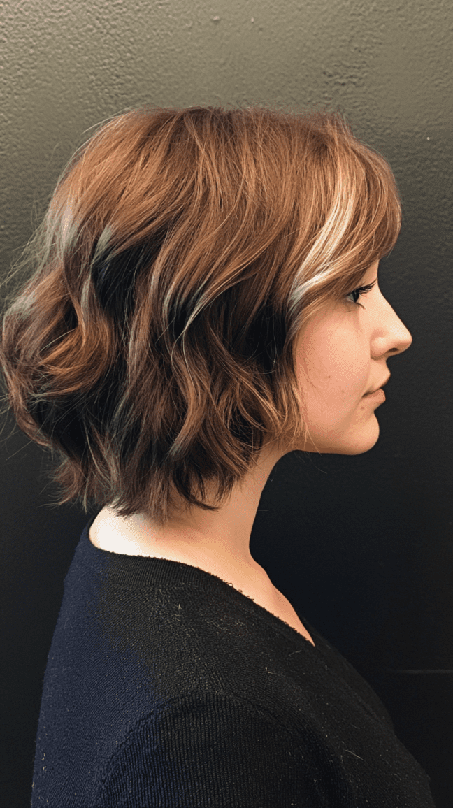 Butterfly Cut with Highlights