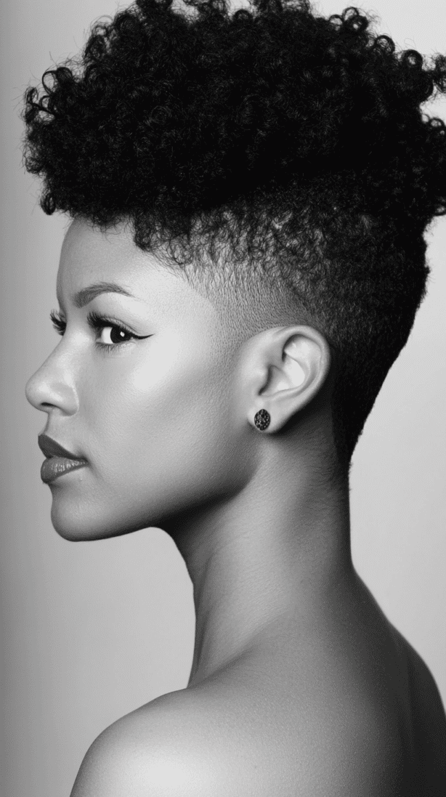 Tapered Afro Pixie
