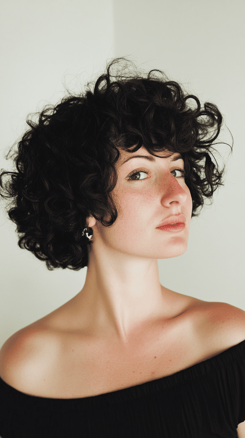 Glamorous Ringlet Pixie
