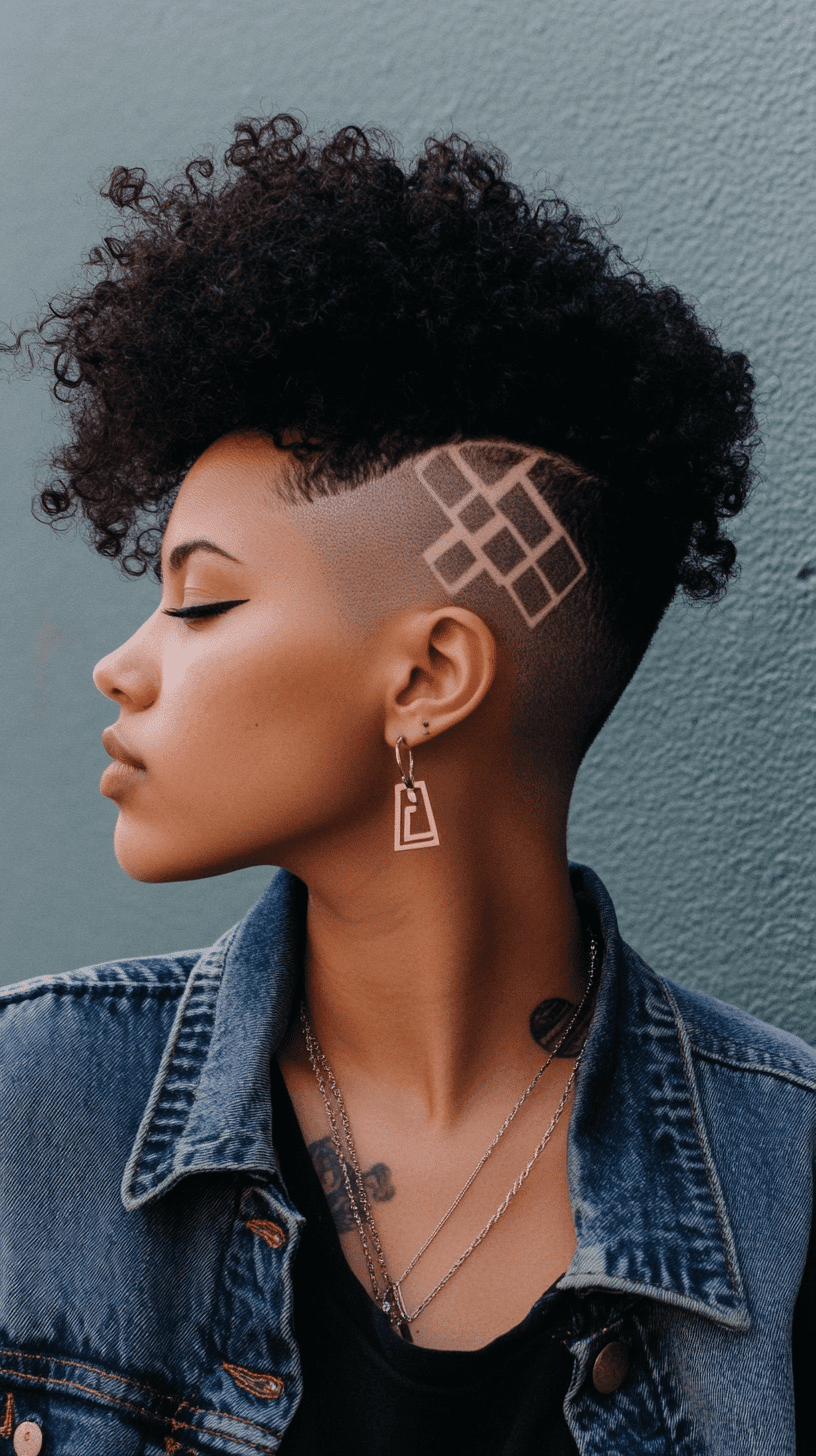 Afro-Punk Curly Pixie