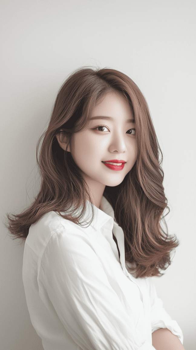 Side-Part Korean Perm