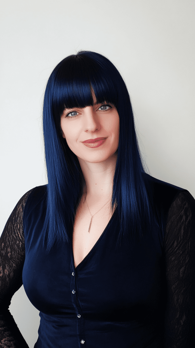 Deep Blue Velvet Layers