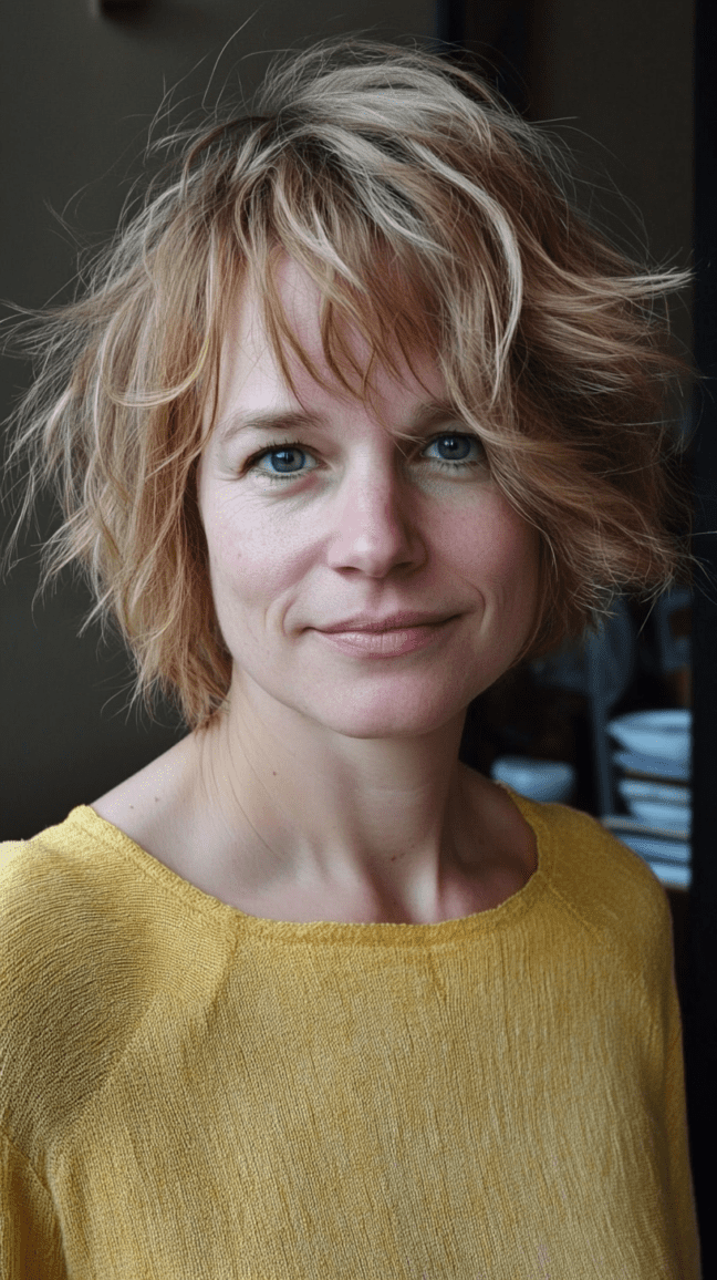 Choppy Tousled Bob