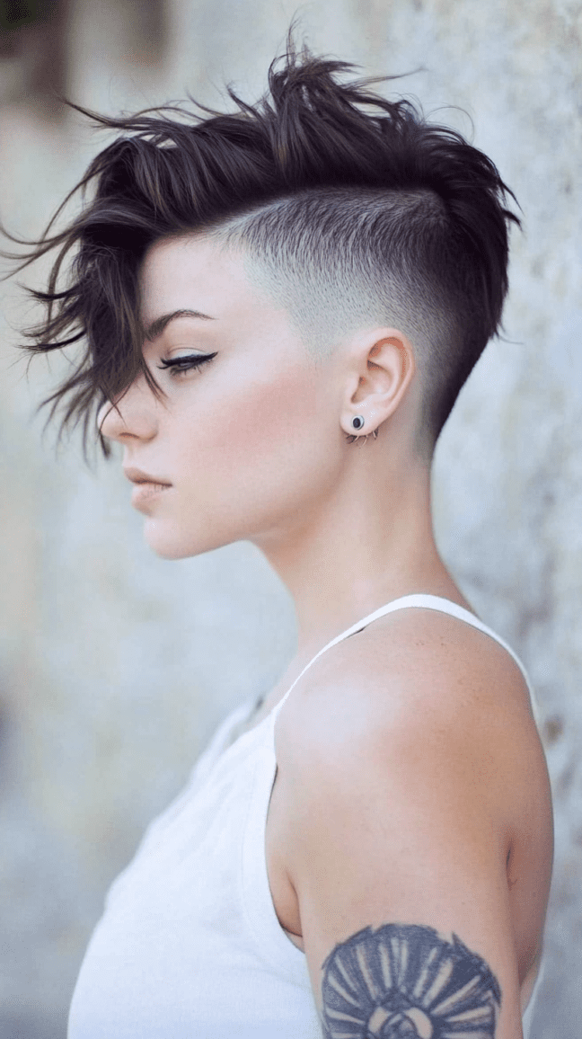 Undercut Textured Bob