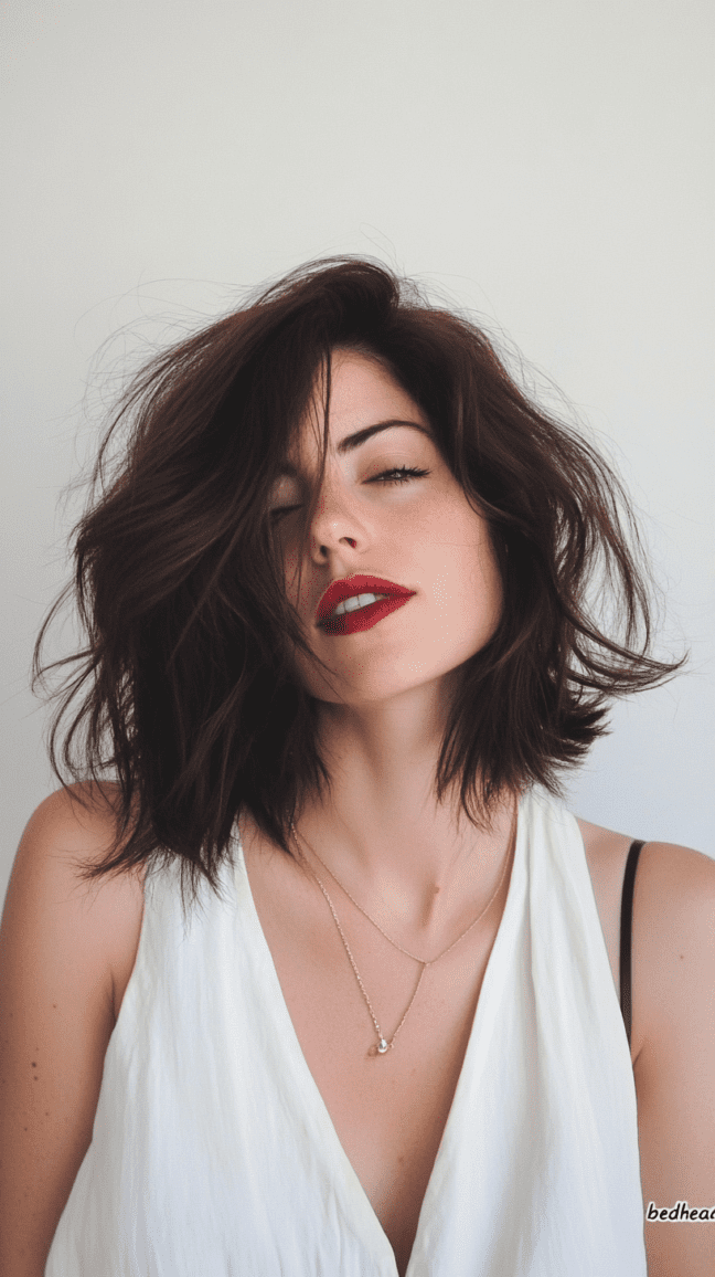 Messy Italian Bob