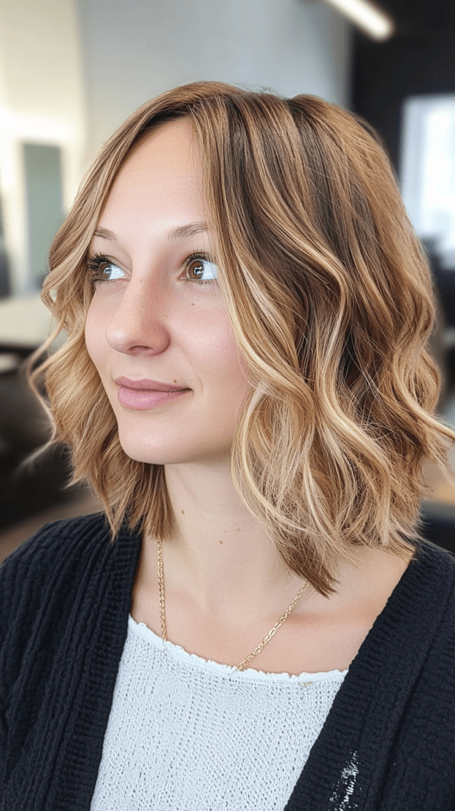 Tousled Wavy Bob