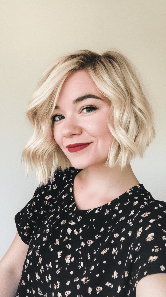 ‘90s-Inspired Tousled Bob