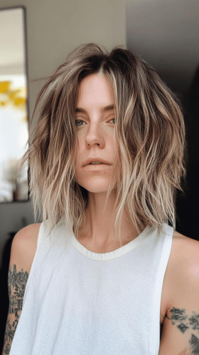 Rooted Textured Bob