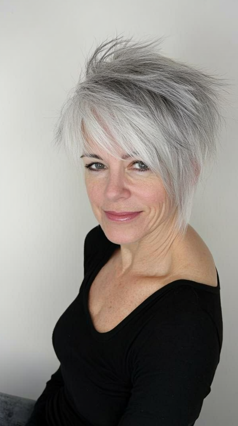 Silver Fox Textured Cut
