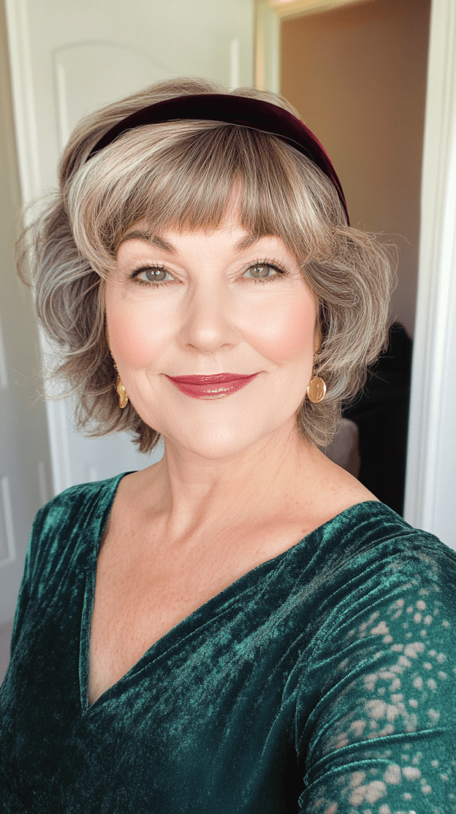 Retro-Inspired Cut with Headband